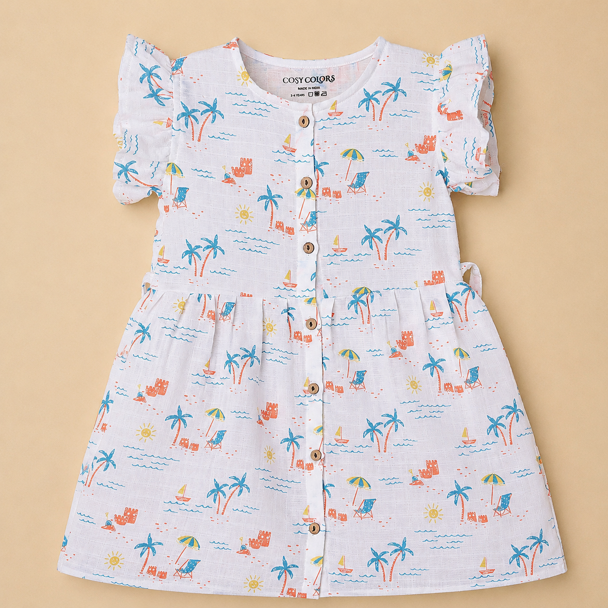 Front Open Frock