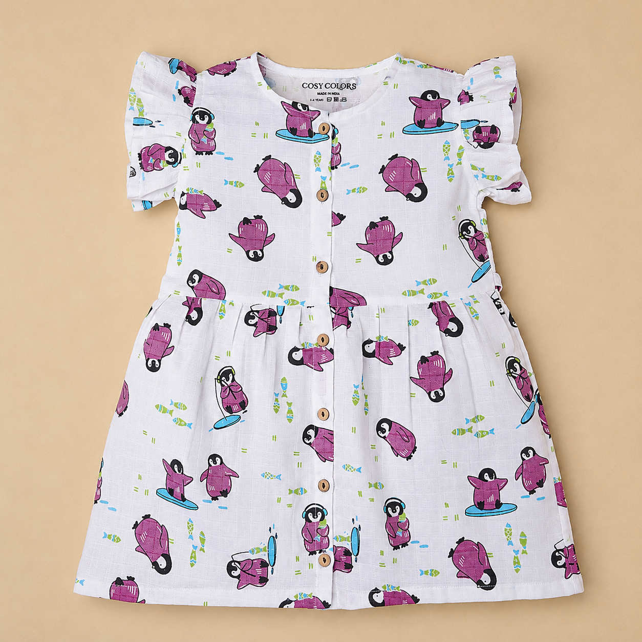 Front Open Frock