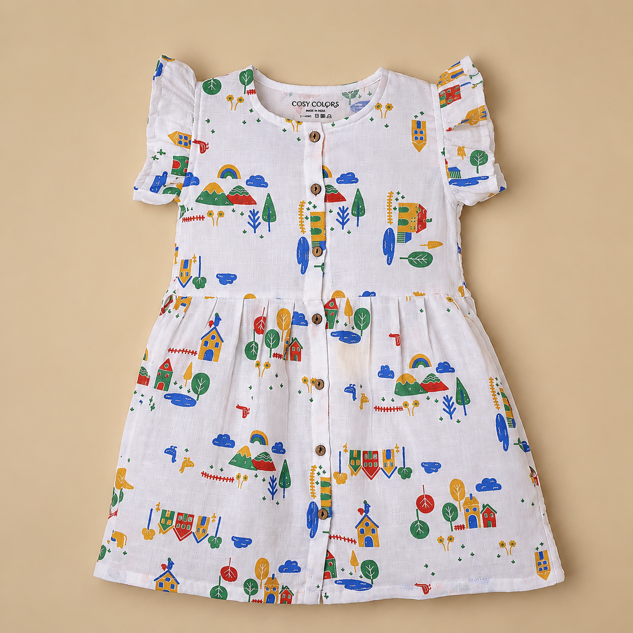 Front Open Frock