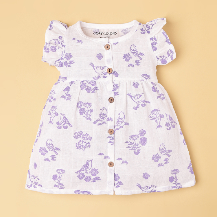 Front Open Frock