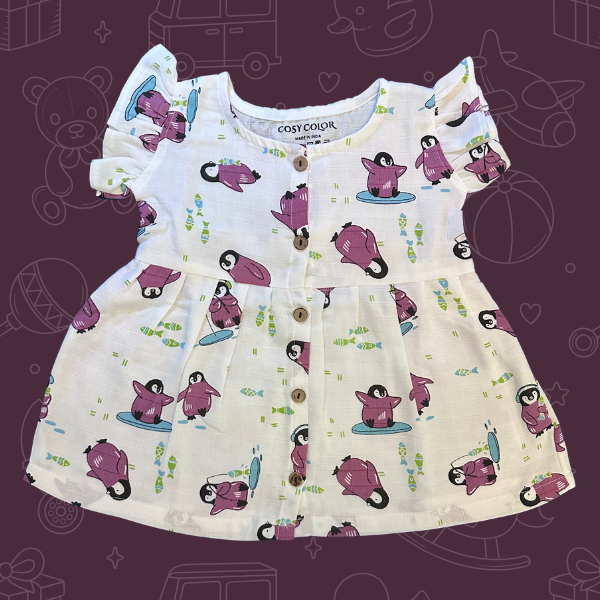 Front Open Frock