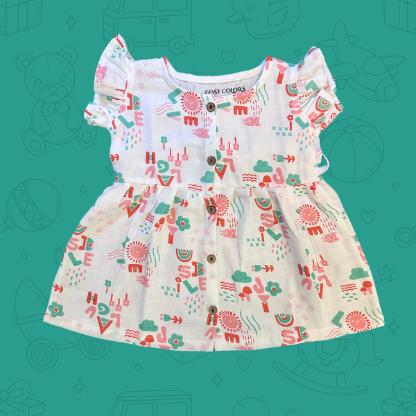 Front Open Frock