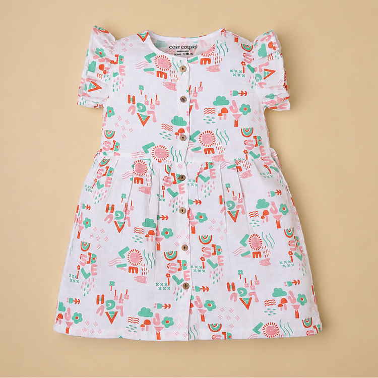 Front Open Frock