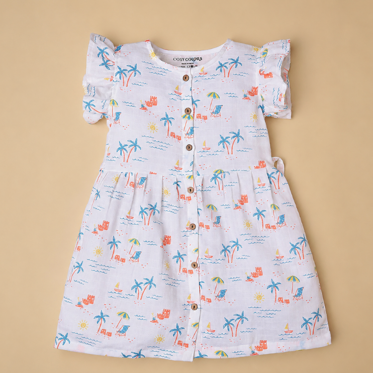 Front Open Frock