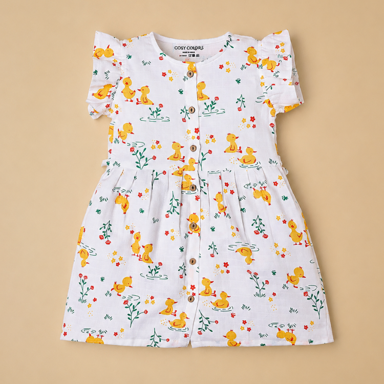 Front Open Frock