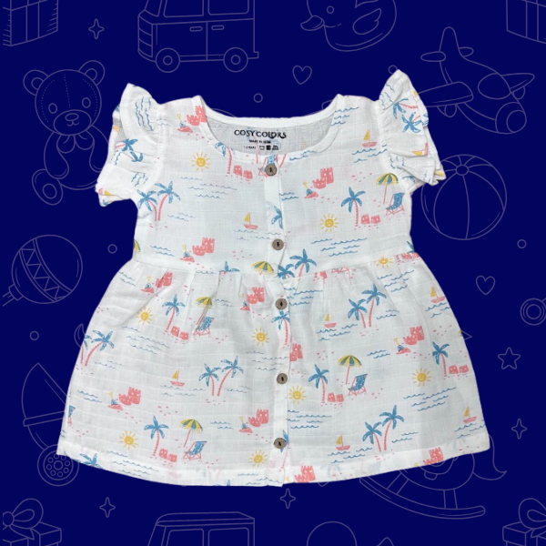  ⁠muslin Frocks for baby girl
