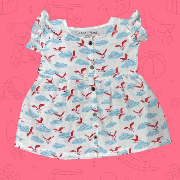  ⁠muslin Frocks for baby girl
