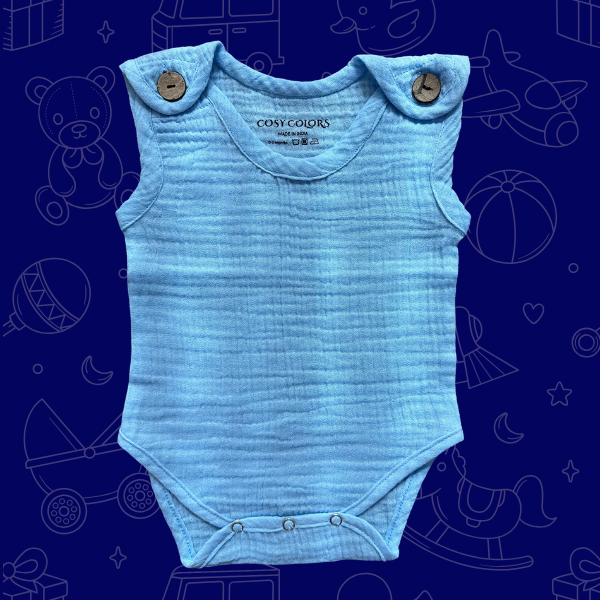 Top button Rompers (Plain)