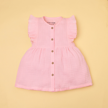 Solid Colour Muslin Frocks