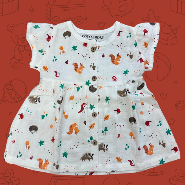 muslin frocks for baby girls.