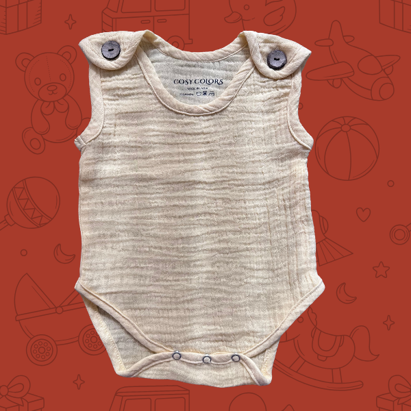 Top button Rompers (Plain)